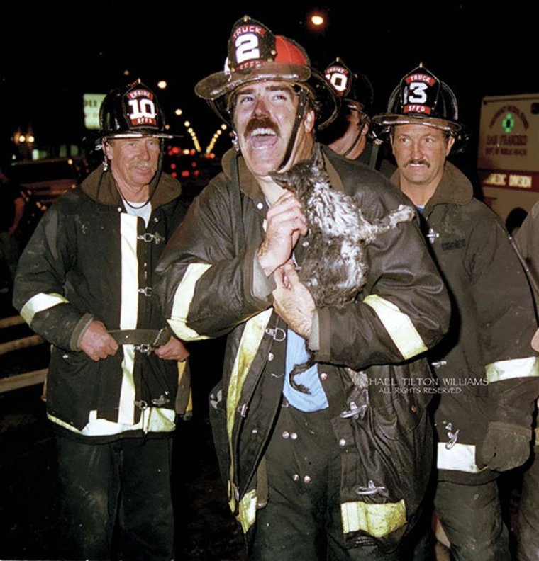 Пьяный пожарник