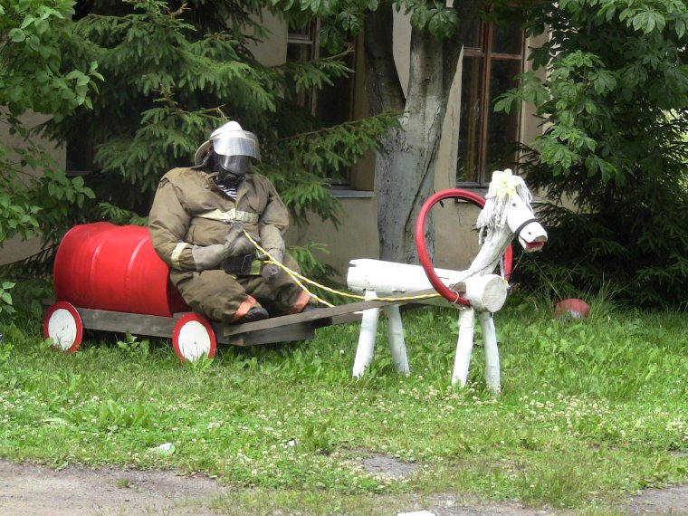 Смешные картинки про пожарных