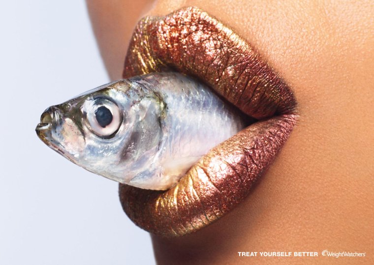 Креативная реклама рыбы