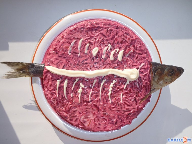 Сельдь под шубой мемы