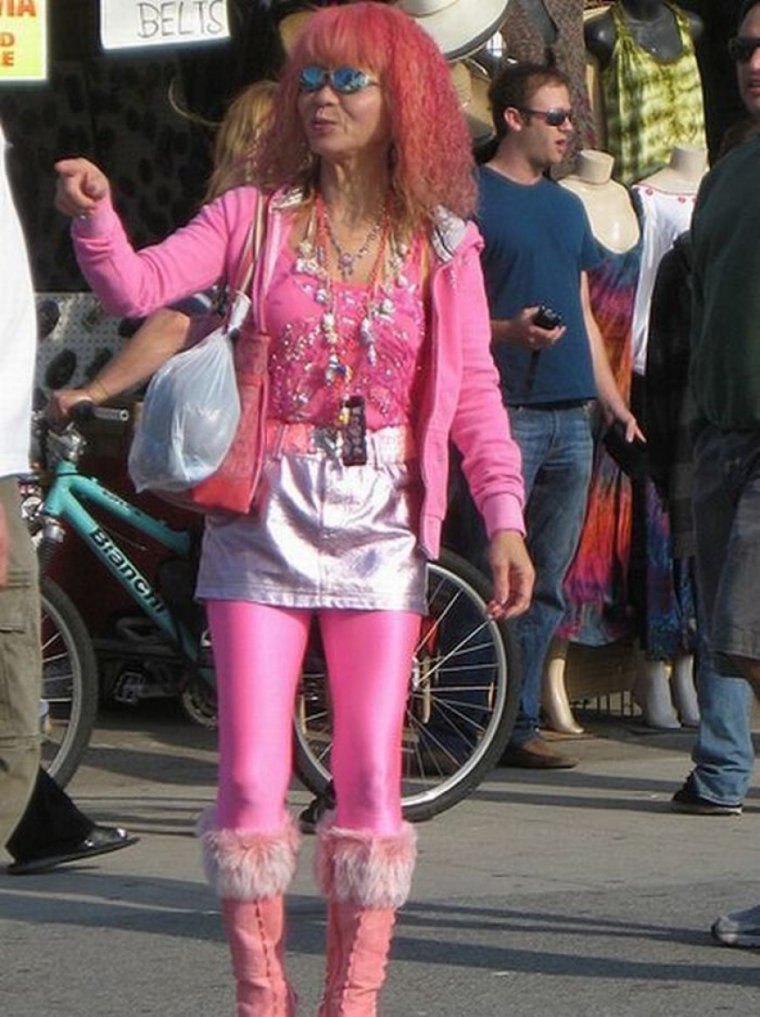 Фрики на улицах Москвы