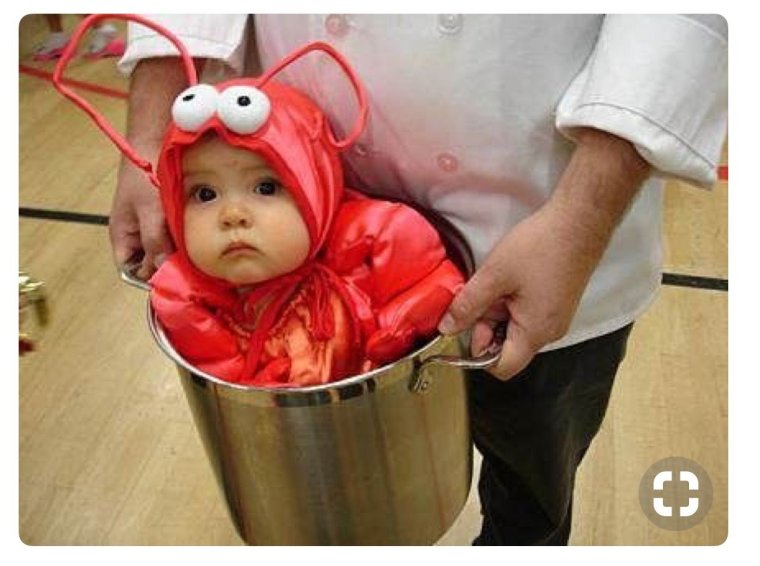 Костюм ребенок в кастрюле