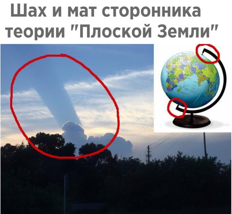 Шутки про плоскую землю