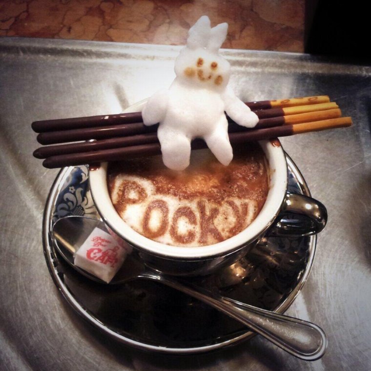 Креативная подача кофе