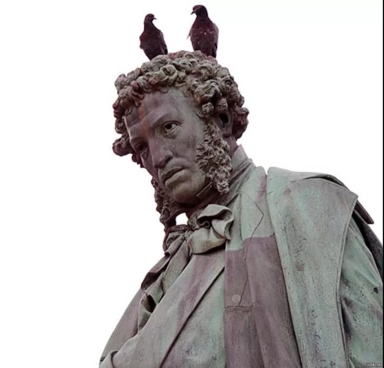 Смешной памятник Пушкину