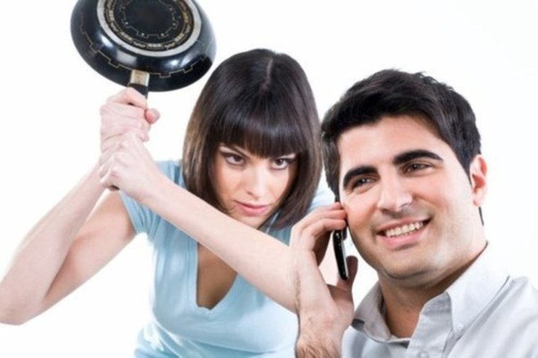 Женщина ревнует