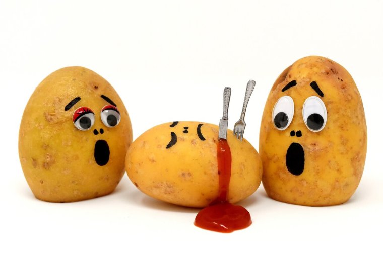 Прикольный картофель