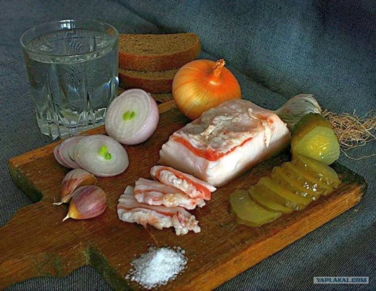 Шутки про сало и горилку