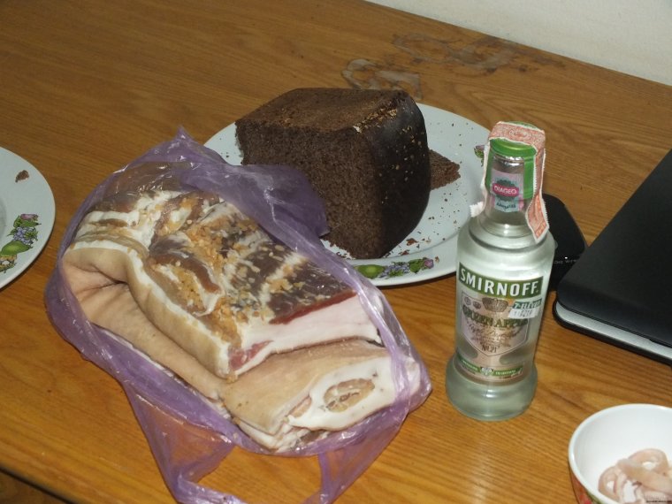 Торт из сала