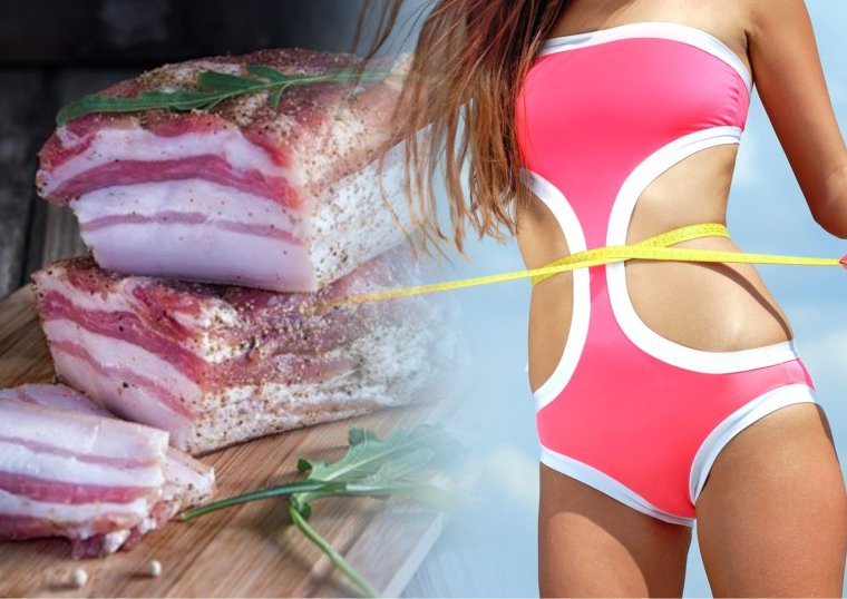 Копченое сало водка