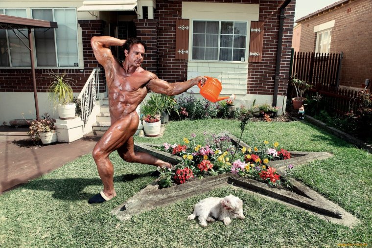 Смешной садовник