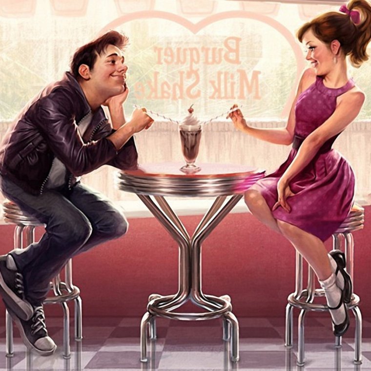 Встреча мужчины и женщины