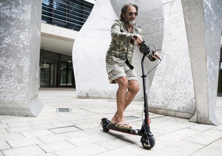 Мотосамокат с двигателем от мотоблока