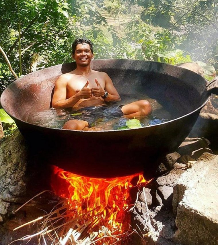 Ванна на огне