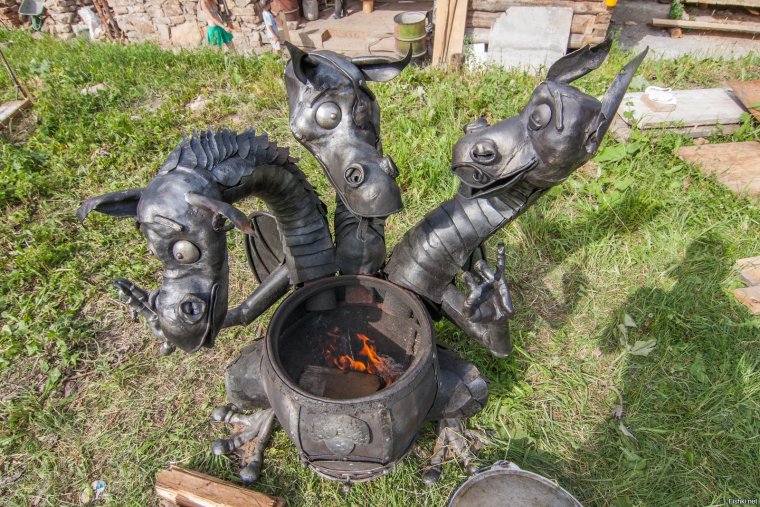 Змей Горыныч кованые мангалы