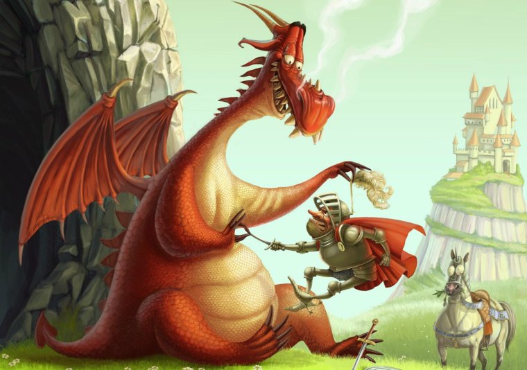 Принц и рыцарь и дракон Даниэль Хаак