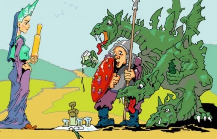 Карикатура сказочного персонажа