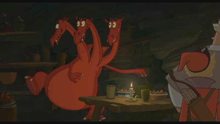 3 Богатыря Добрыня Никитич и змей Горыныч