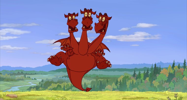 Змей Горыныч огонь изо рта