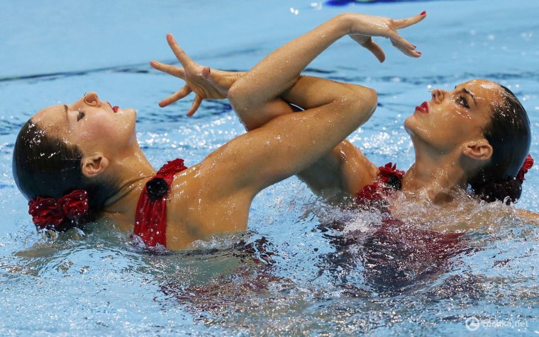 Пловчихи синхронистки