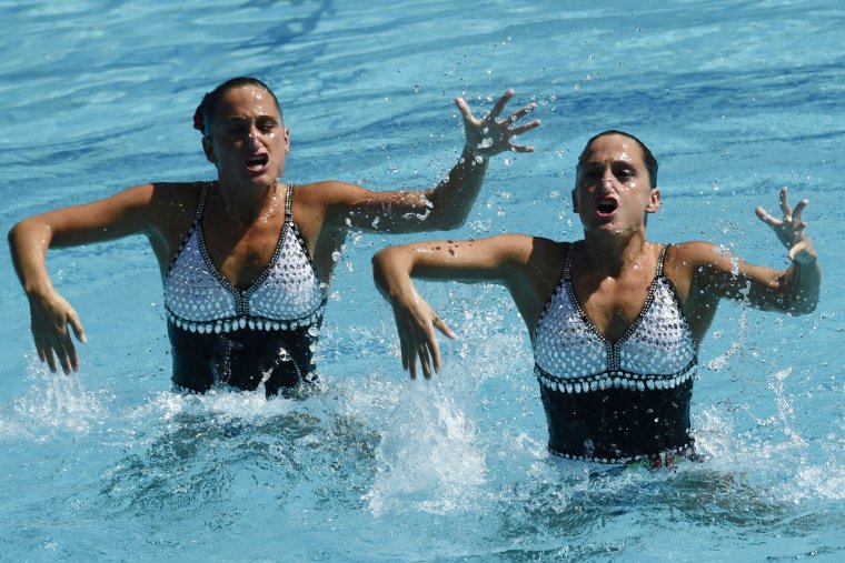 Синхронное плавание курьезы