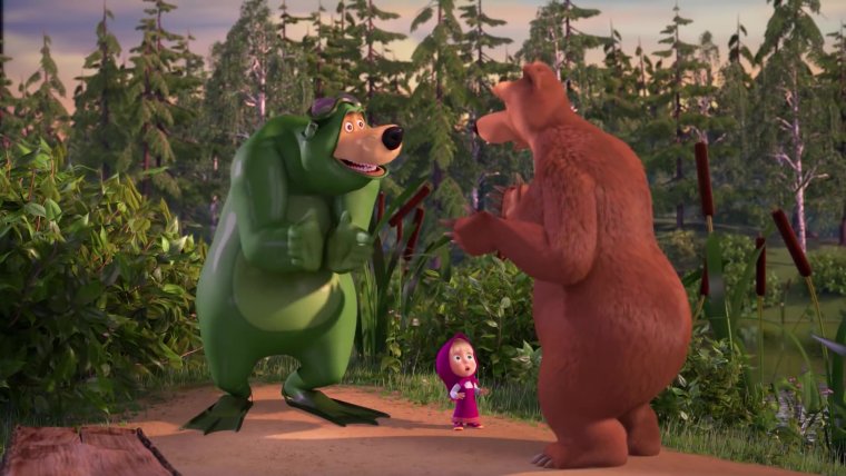 Мультик Машенька и медведь