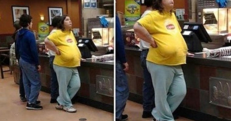 Обвисшая грудь прикол