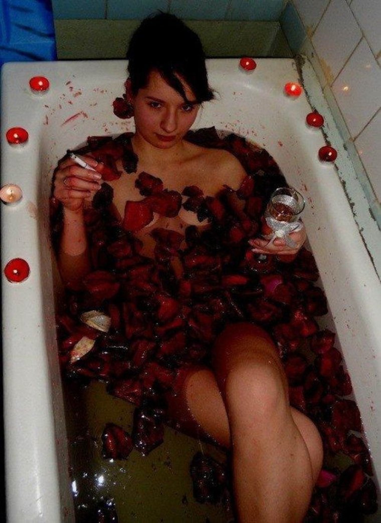 Смешная романтика в ванной