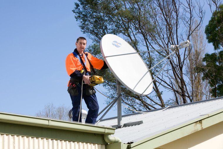 Спутниковые тарелки в Африке