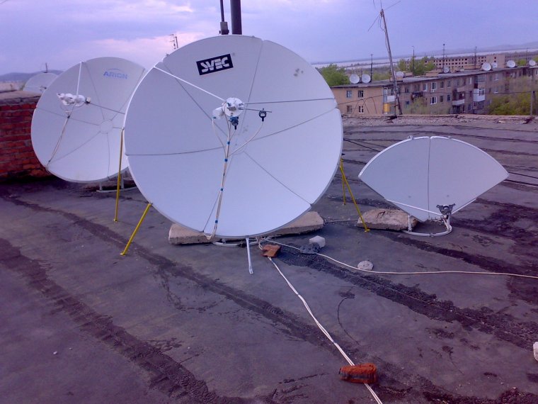 Спутниковая тарелка прикол