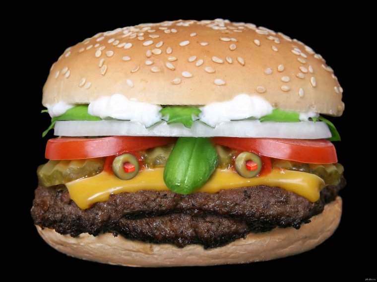Прикольные гамбургеры