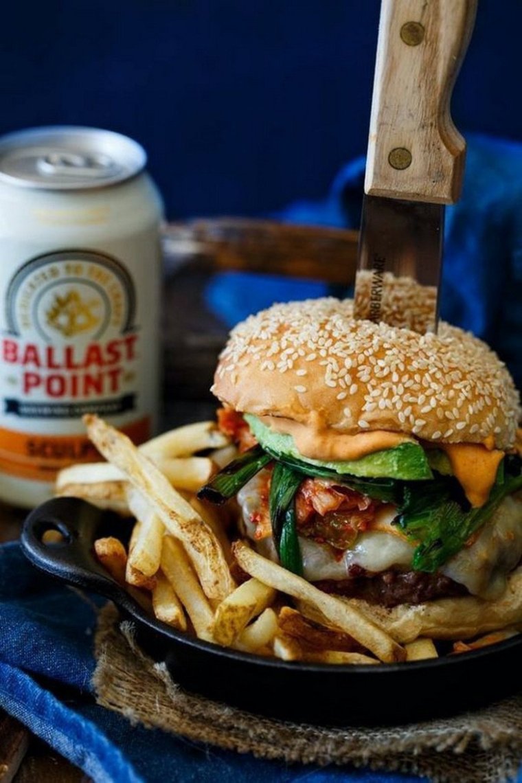 Прикольный бургер