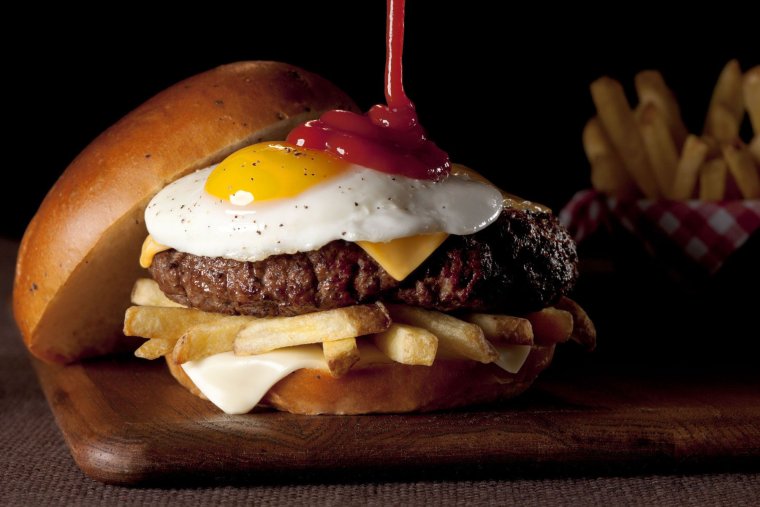 Смешной бургер