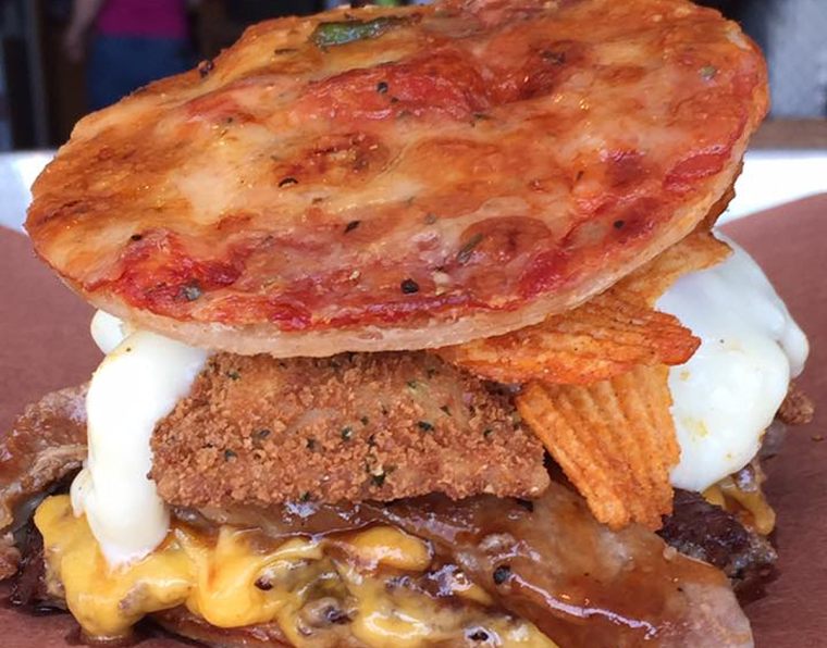 Толстые с бургерами