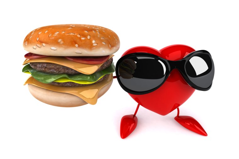 Веселый гамбургер