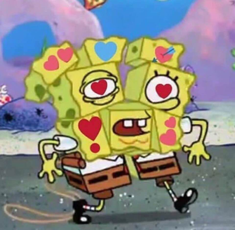 Красный губка Боб