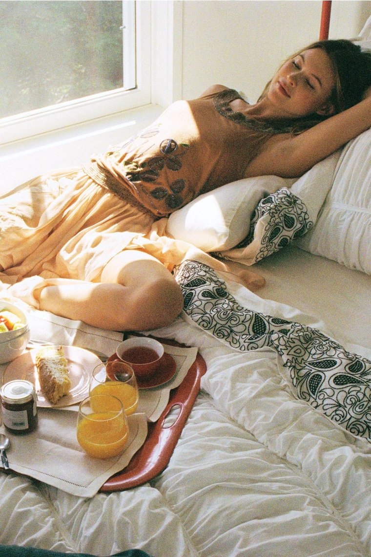 В постели утром