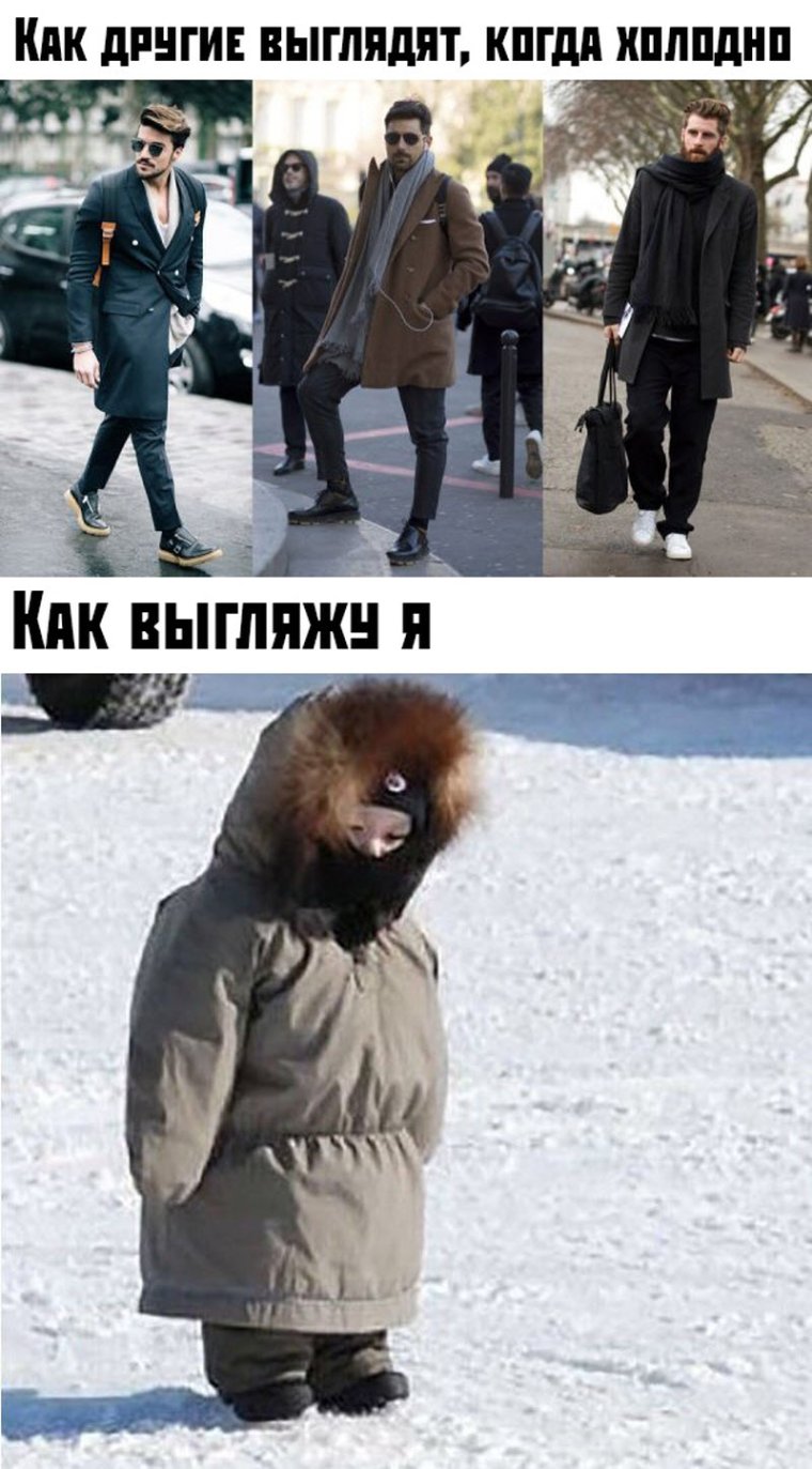 Как я выгляжу зимой