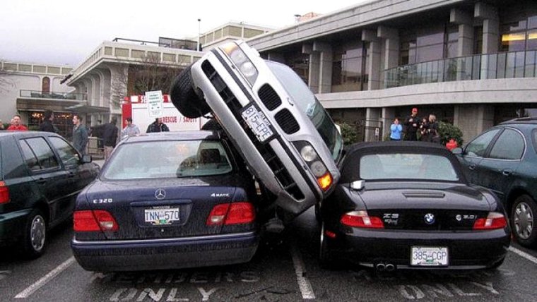 Смешные парковки на машинах