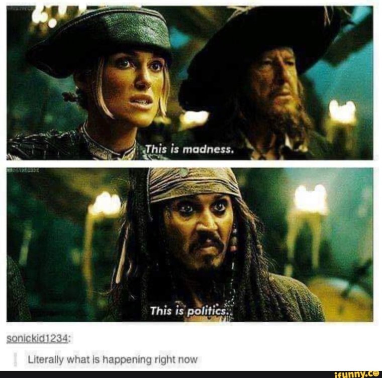 Ты не понял ничего Джек Воробей