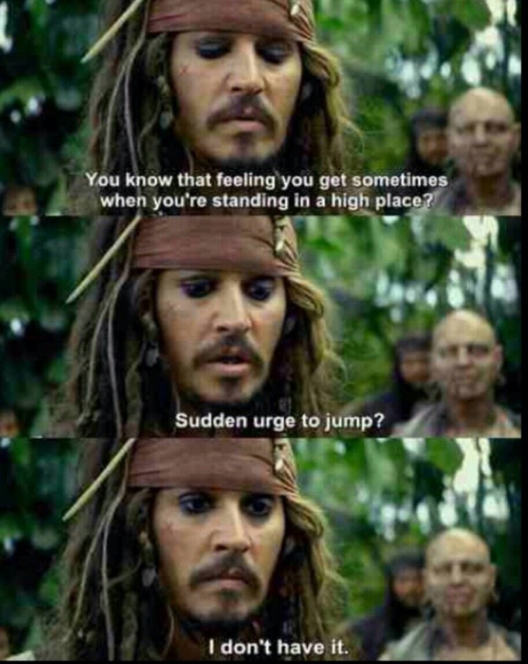 Знаете это чувство: стоишь на краю обрыва, и тянет прыгнуть вниз?