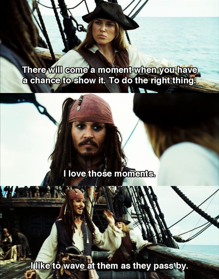 Пират Джонни Депп цитата