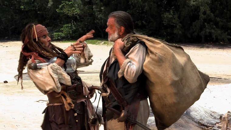 Капитан Джек Воробей кадры