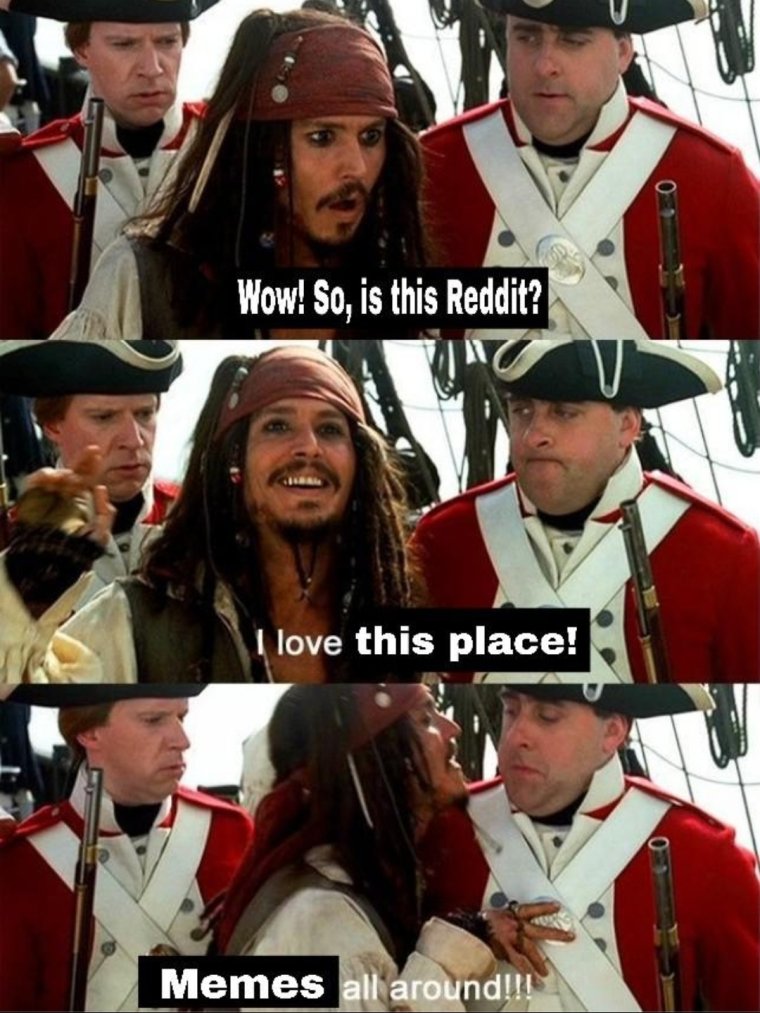 Пираты Карибского моря Мем