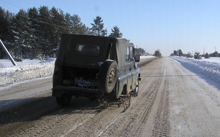 Реснички на УАЗ Буханка