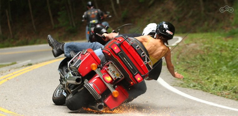 Веселый байкер