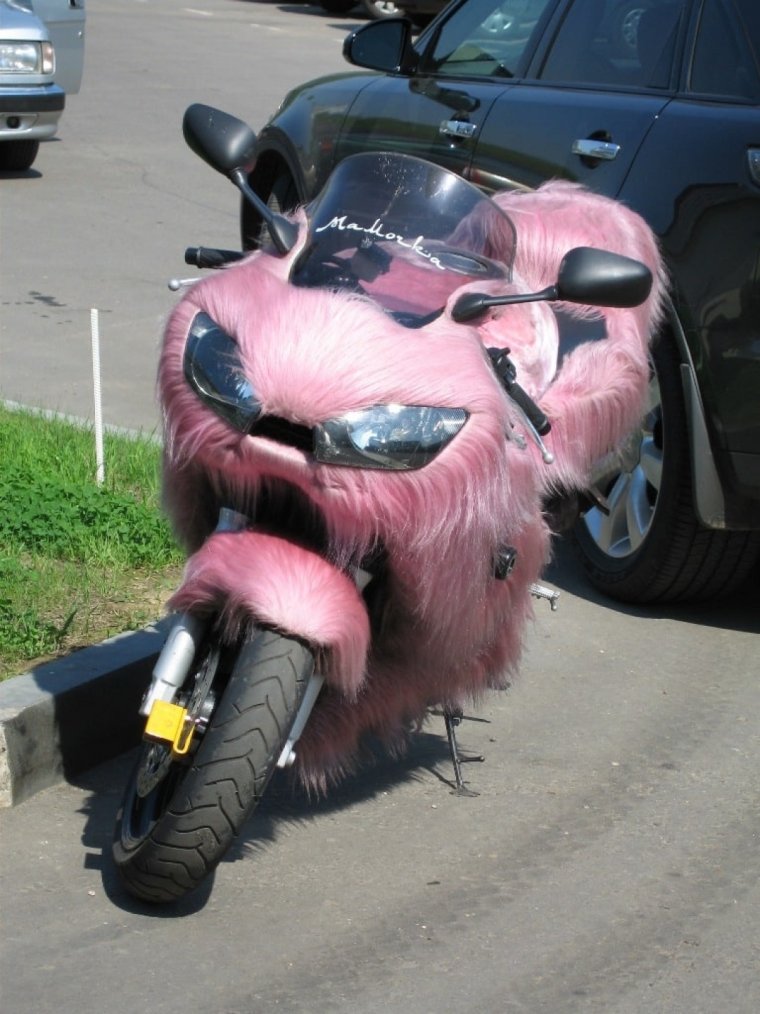 Смешной мотоцикл