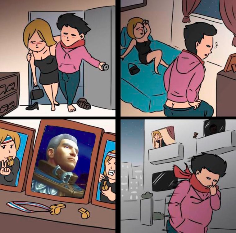 Мем парень приходит к девушке