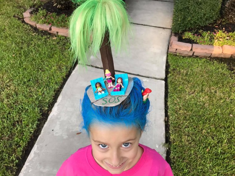 Смешные прически для девочек