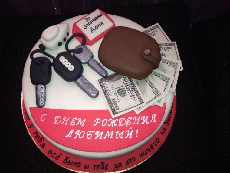 Торт для мужчины без мастики